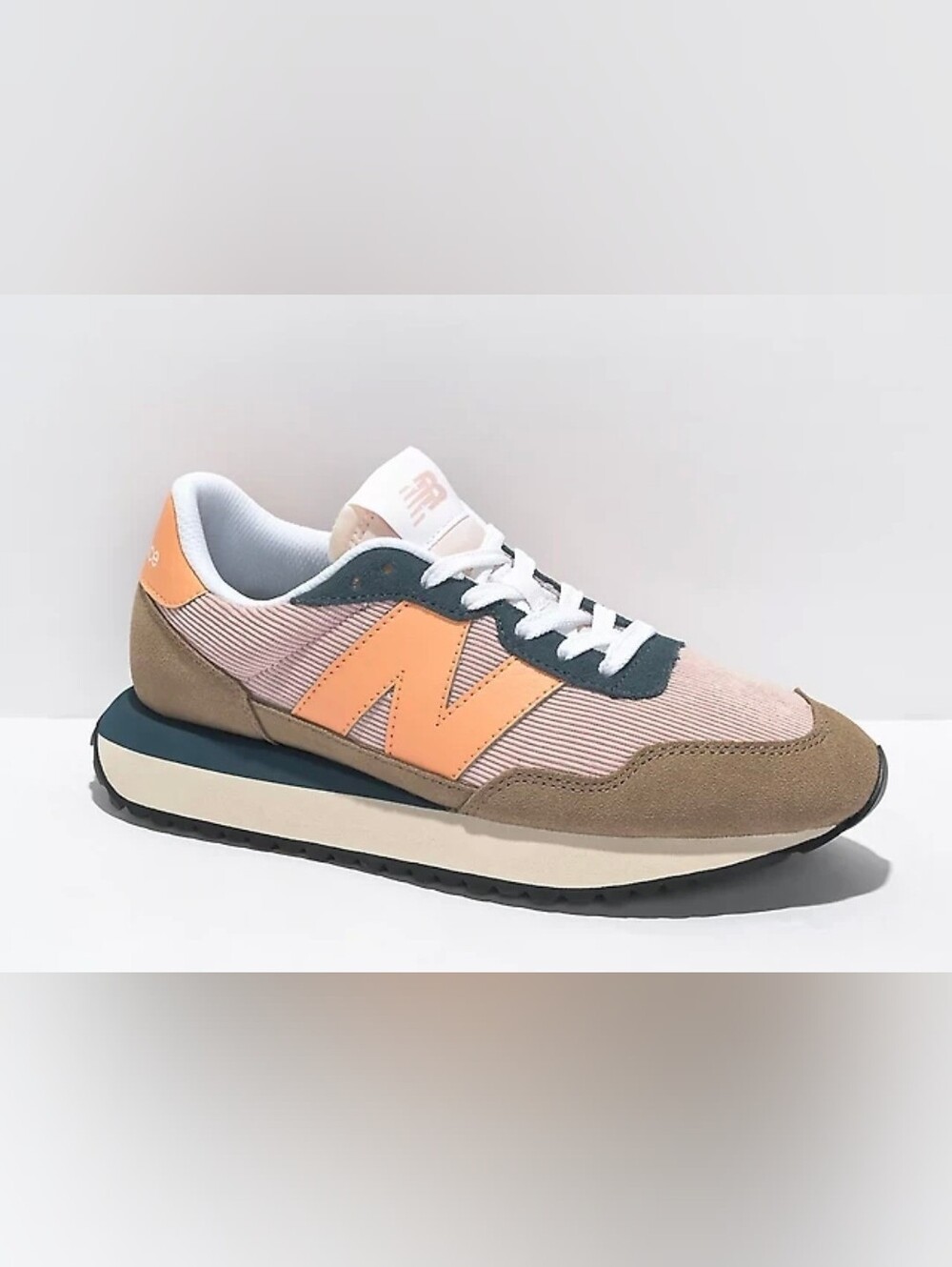 New Balance 237 Corduroy "Mushroom Space Pink" Sneakers - Size 7